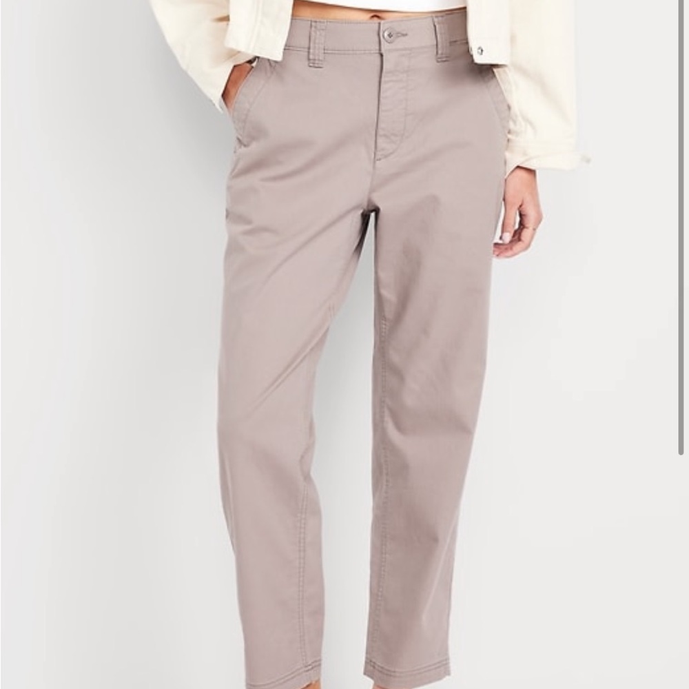 Old Navy Women’s High Waisted Chino Pants Size Small Tall